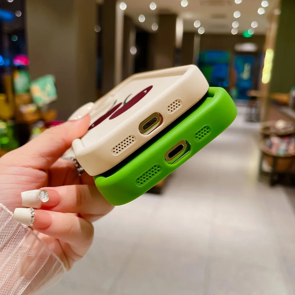Cherry Phone Case For iPhone 11 Case iPhone 13 12 14 15 Pro XS Max XR 7 8 Plus X SE 2020 Shockproof Bumper Silicone Soft Cover