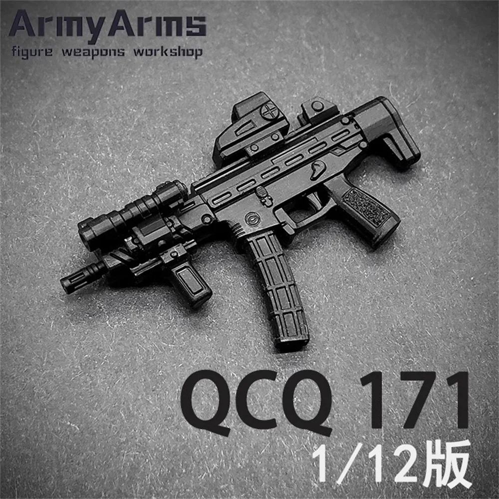 

Little ArmyArms QCQ171 1/12 Soldier Scene Props 4.5CM Submachine Gun High Quality Model Toy Fit 6'' Action Figure Body In Stock