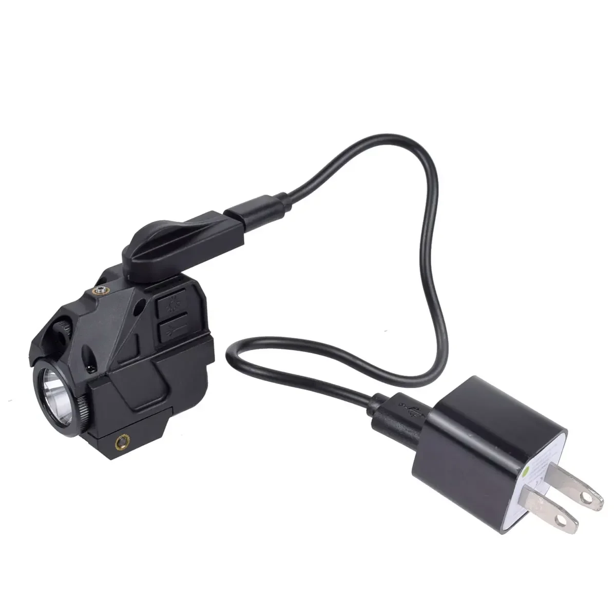 戦術コンパクトピストルLED懐中電灯グリーン/レッドレーザーサイトコンボガンライト武器スカウトライト（1911、G17、G19ハンドガン用）