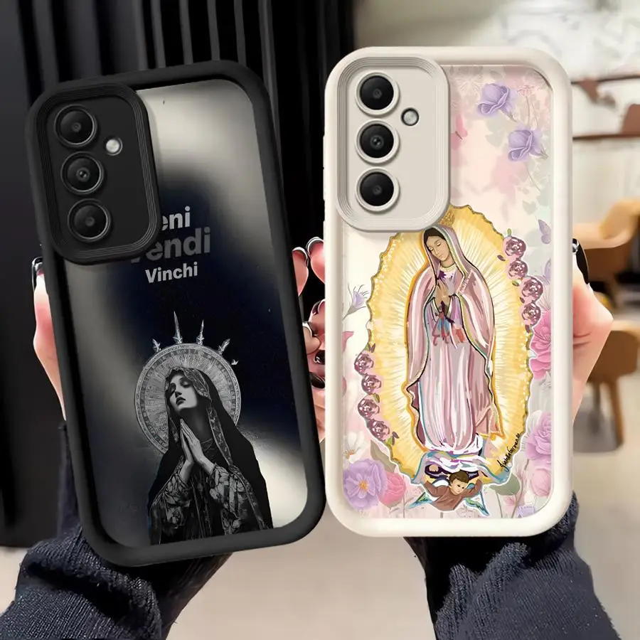 Heilige Mutter Handyhülle für Samsung Galaxy A53 A54 A34 A12 A13 A56 A15 A16 A23 A26 A32 A51 A73 A35 A36 A71 A72