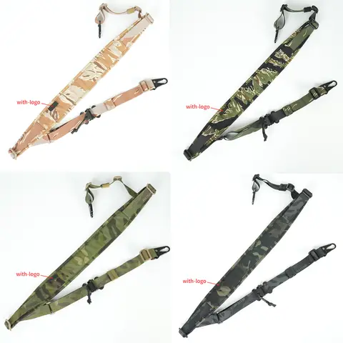 Tactical 2 Point Sling Strap 500D Nylon Material Adjustable 100-135CM Multipurpose Outdoor Airsoft Weapons Shoulder Straps