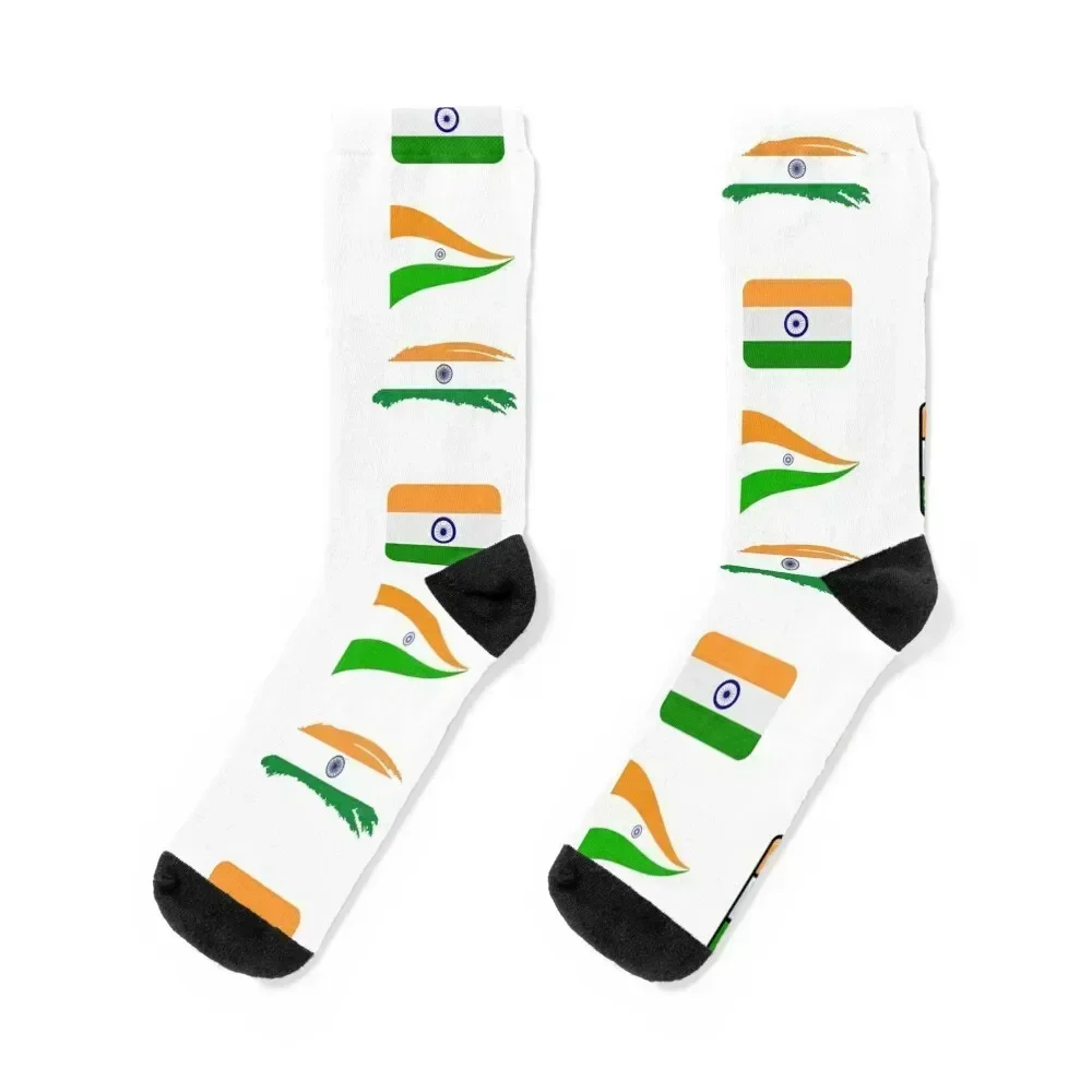 Indian Flags ; India Socks halloween Children's Socks Ladies Men's