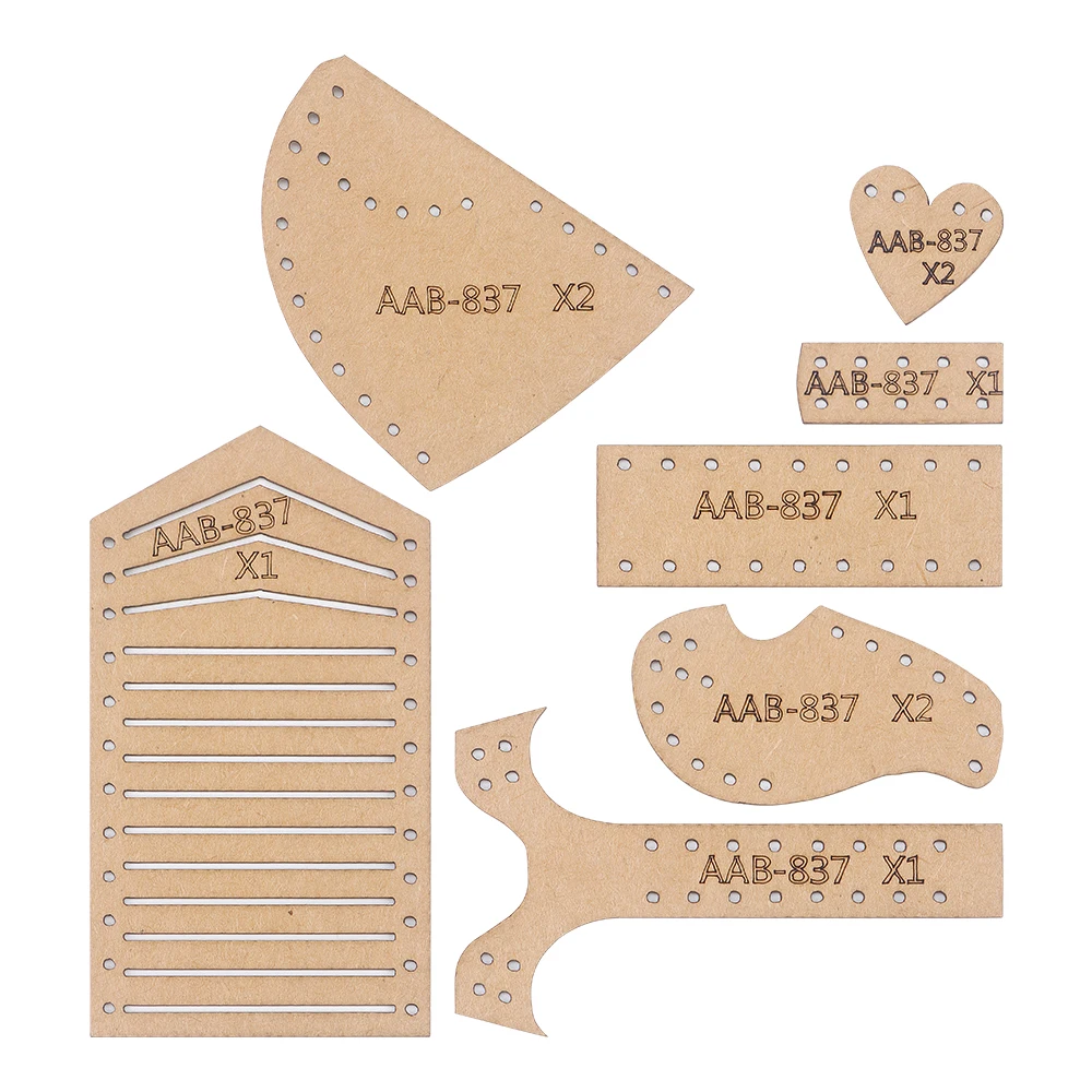 DIY Horse Head Pendant Paper Stencils, Kraft Paper Template, DIY Leather Crafts Creative Horsehead Hanging Ornaments