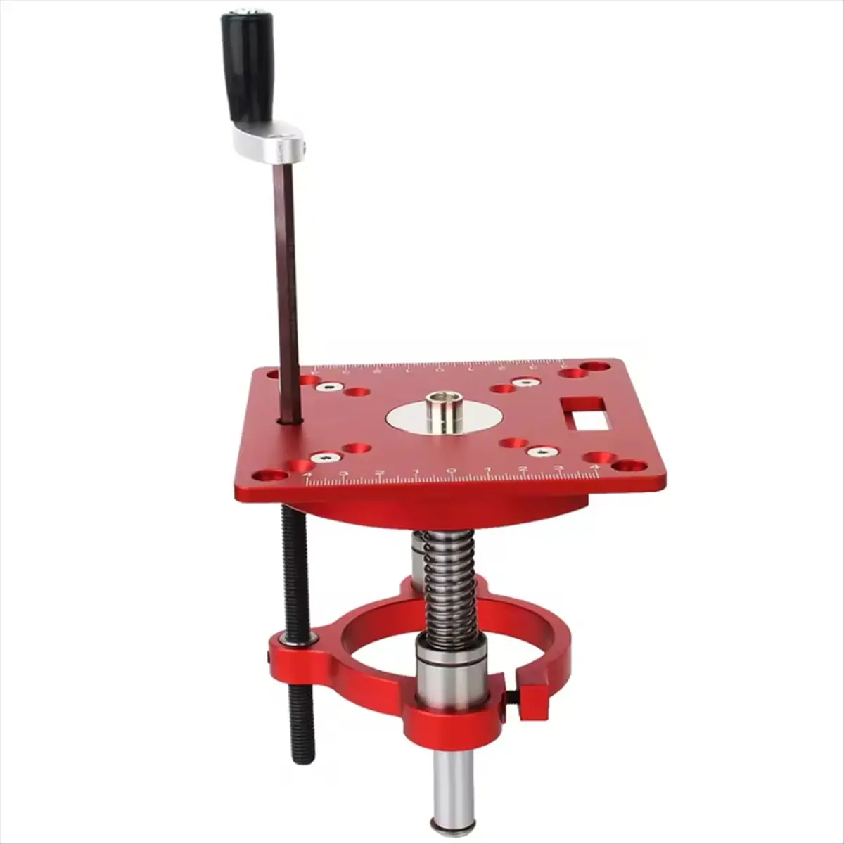 A72P  Router Lift Woodworking Router Table Insert Plate Lift Base Engraving DIY Tools for 63.5-65mm Diameter Motors