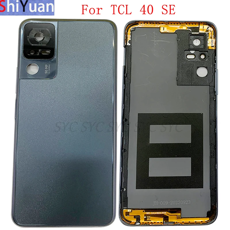 

Battery Cover Rear Door Housing Case For TCL 40 SE T610 Back Cover with Logo Middle Frame Replacement Parts