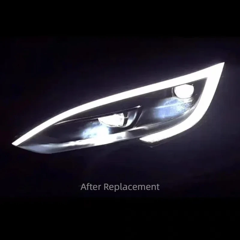 NEW Headlight DRL Tube For Model S 2019 2020 2021 2022 Acrylic tube Light Guide Strip Light DRL Strip