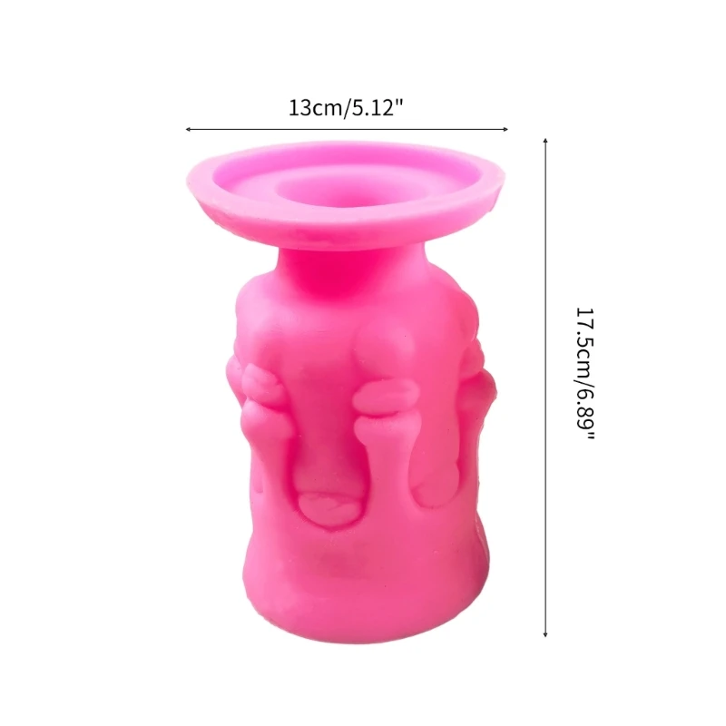 Human Face Planter Mold Flowerpots Molds Concrete Mould Silicone Material Dropship