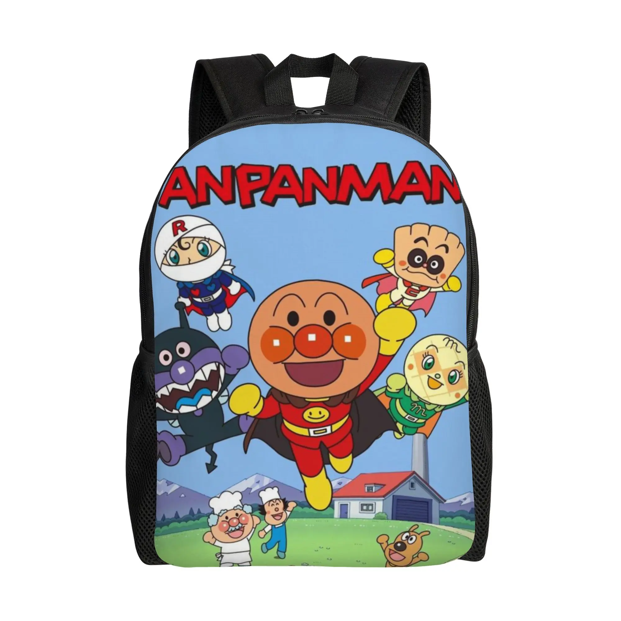 Back to school season High Street Round Cartoon Characters (8) Schoolbag Anpanman High School Students Backpack