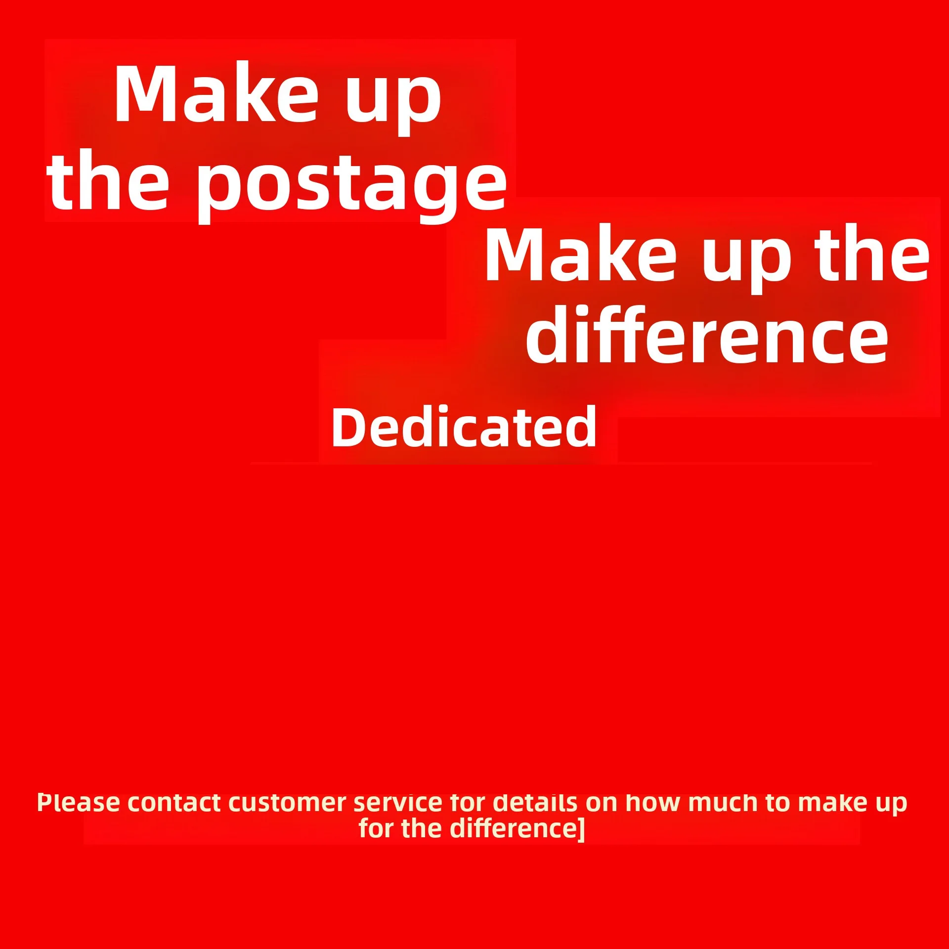 Suitable for the special process of making up for differences, not sold separately! image 2