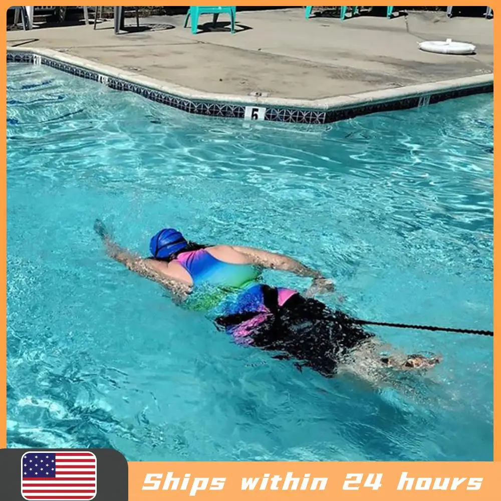 

1/2 шт. Пояс-тренажер для плавания на месте, ремень-фиксатор для тренировок и упражнений в бассейне