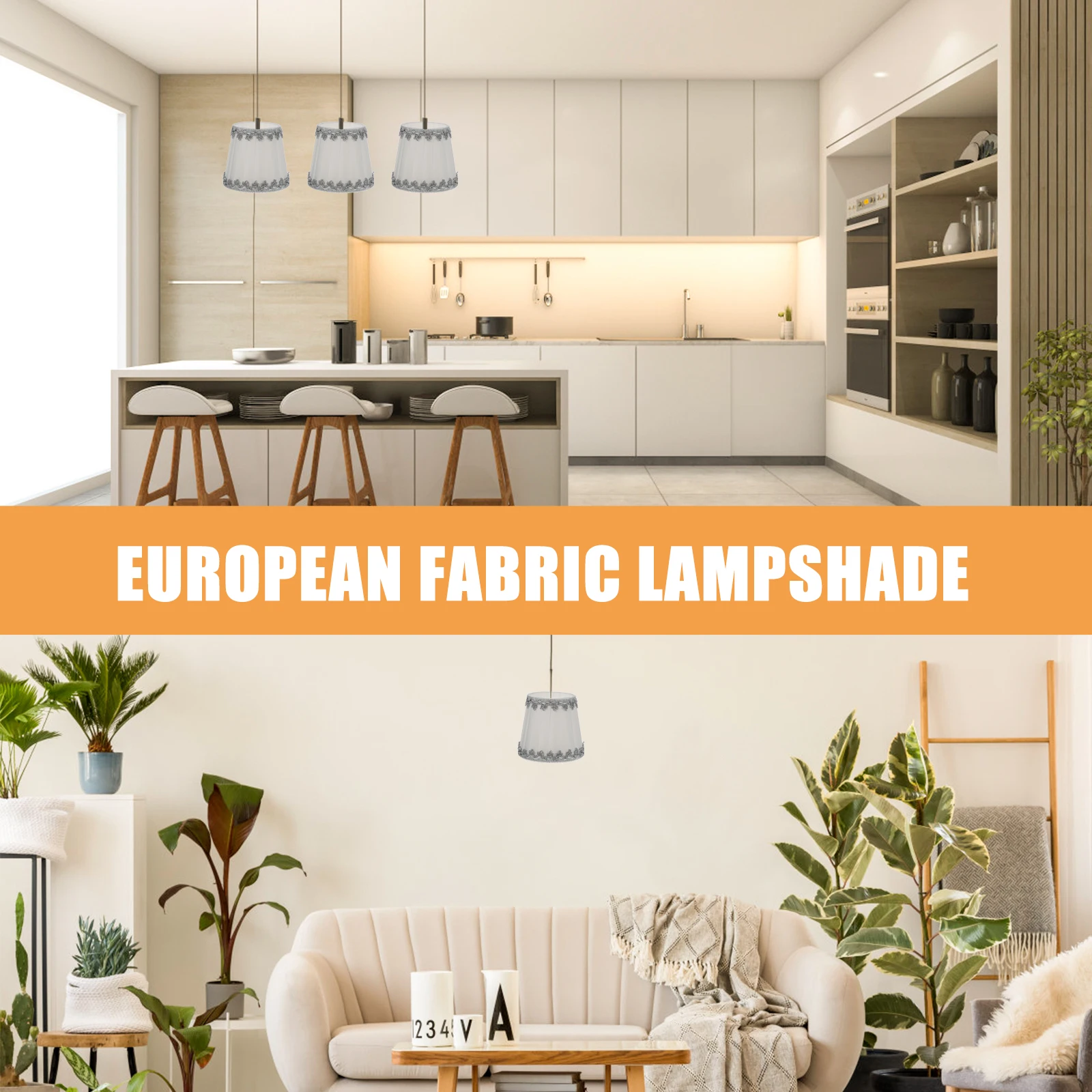 

Тканевый абажур, чехол для настольной лампы, белый деревенский тканевый абажур, держатель C, ночник для спальни, гостиной