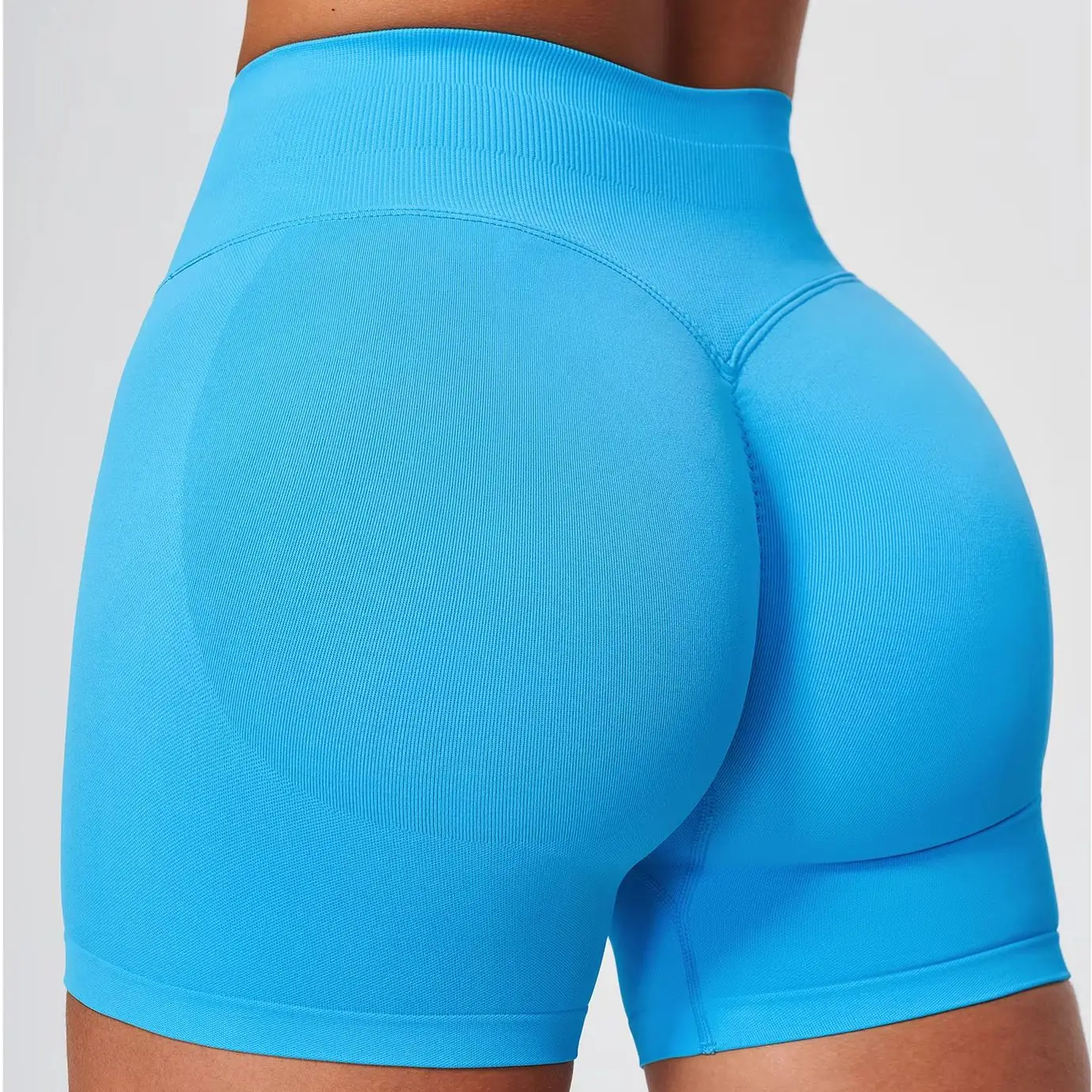 Gym Shorts Women's Workout Clothes Scrunch Seamless Shorts Yoga Biker Sports Shorts Fitness Female Elastic Running Yoga Shorts