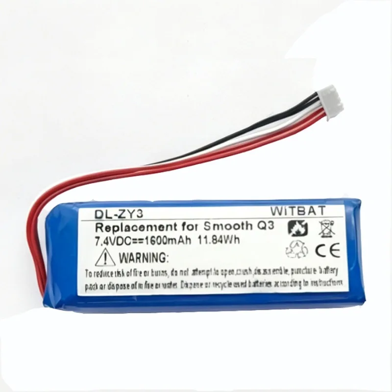 High-Quality 7.4V 1600mAh DL-ZY3 Lithium Ion Battery Compatible for Zhiyun Smooth Q3 Handheld Gimbal Stabilizer