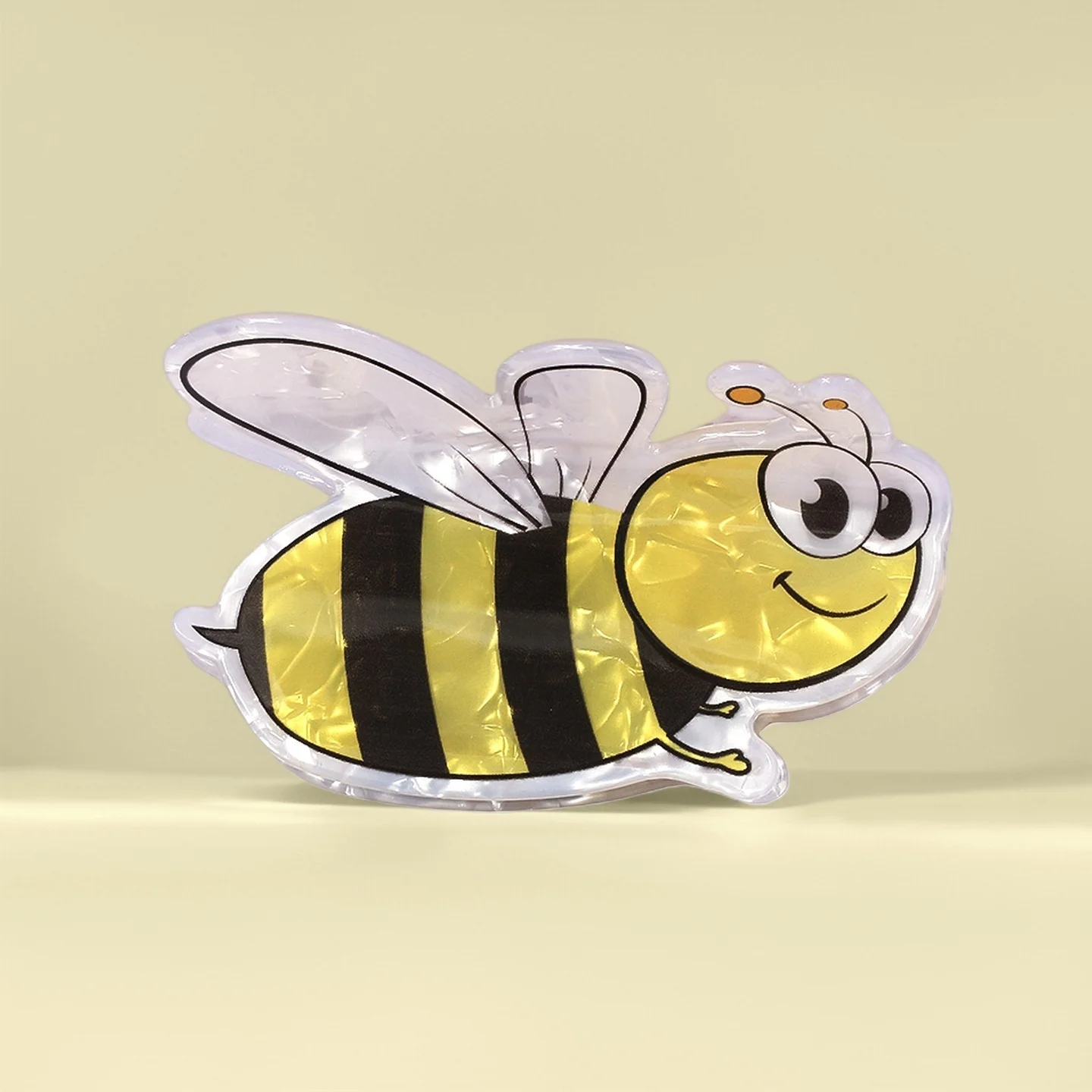 مخلب شعر نحلة صغيرة لطيفة، مشبك شعر متعدد الوظائف