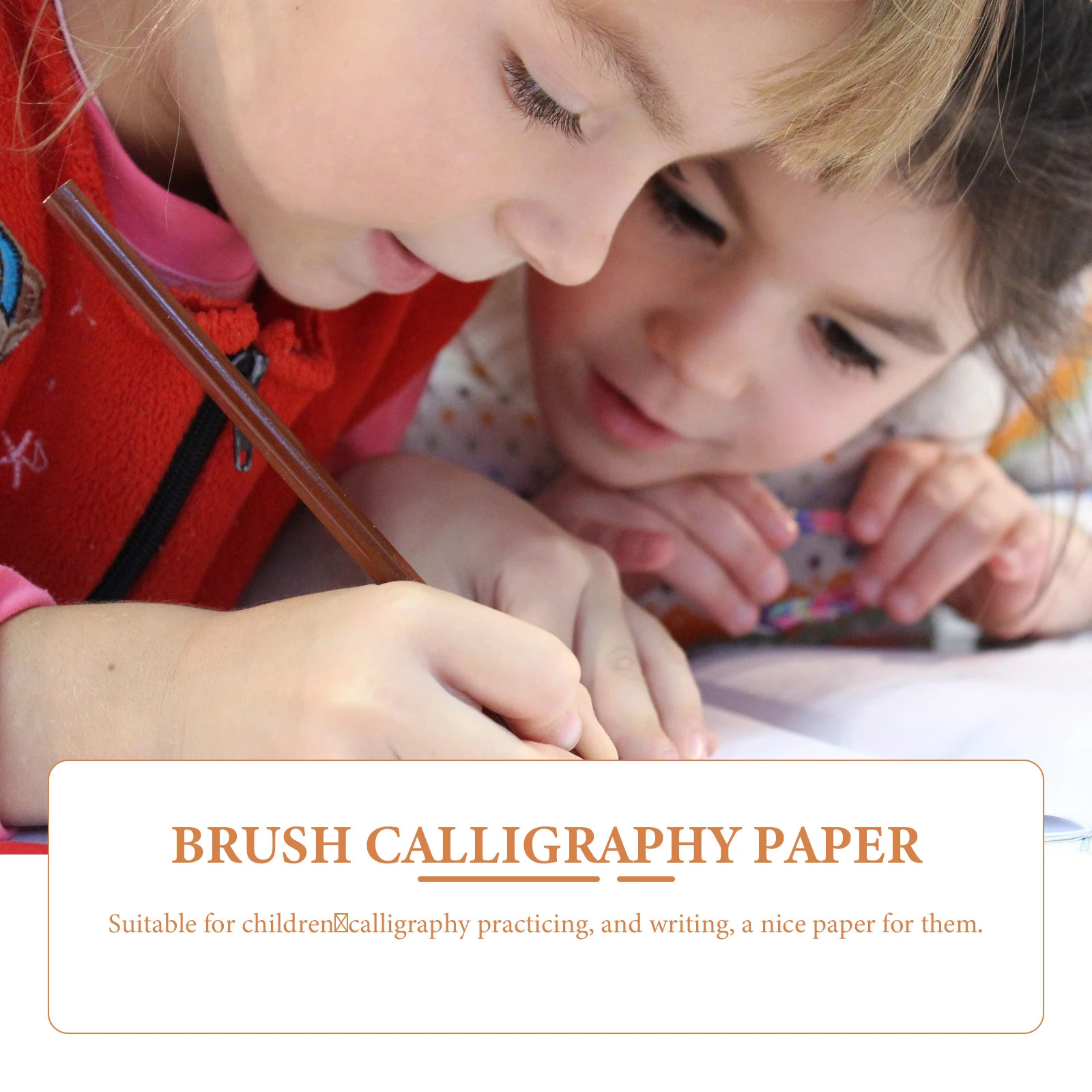 

50pcs Rice Paper for Calligraphy Practice Lightweight Portable Size Holding Kids Writing Chinese Xuan Papers