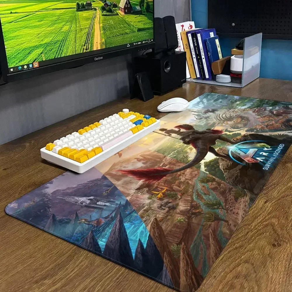 Ark Game Survival Ascended Mouse Pad MouseMat XXL ملحقات الكمبيوتر لوحة المفاتيح الكبيرة طاولة الكمبيوتر المحمول الوسادة المنتج الجديد #5