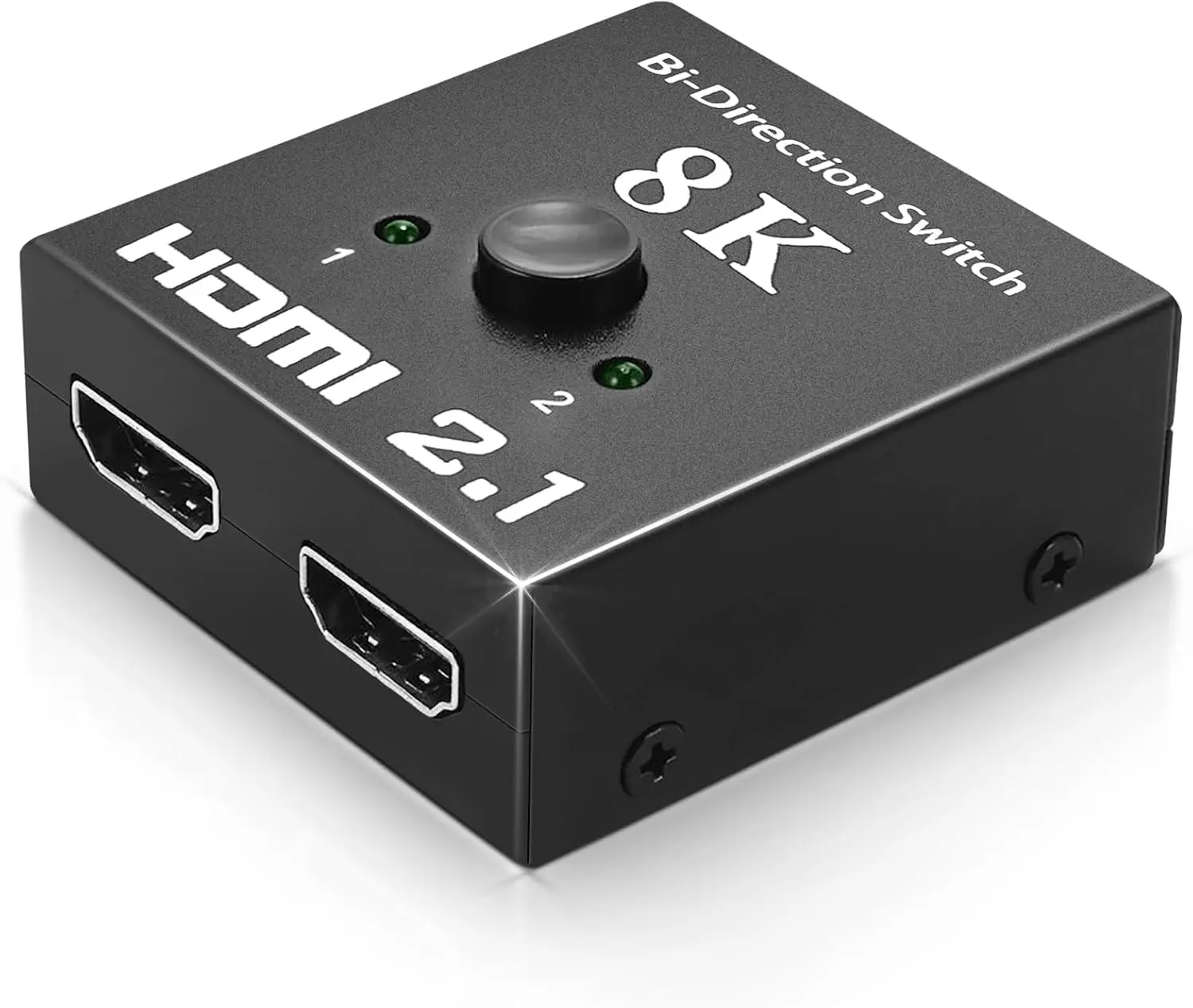 10PCS 2-in-1 8K For HDTV 2.1 Switch 48Gbps Auto-Switching Box For PS5 Xbox Series PC Supports 8K60Hz HDCP Video Splitters Conver