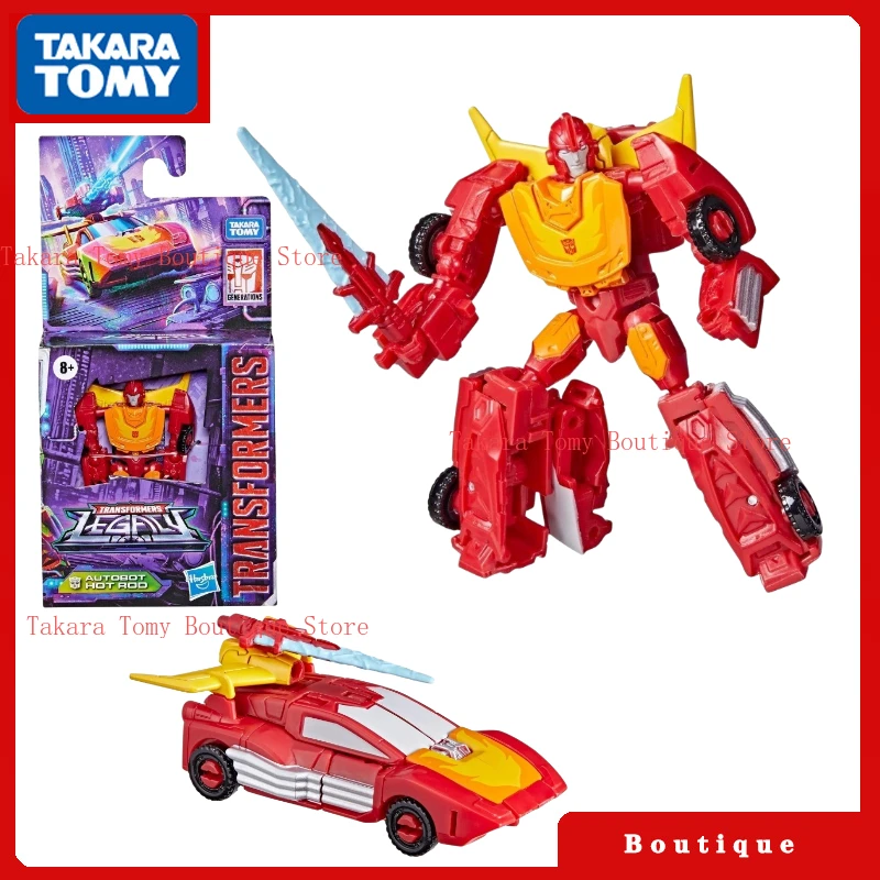 In Stock Takara Tomy Transformers Toys Legacy 10CM Core Class Hot Rod Action Figures Autobots Hobbies Gifts Collectible