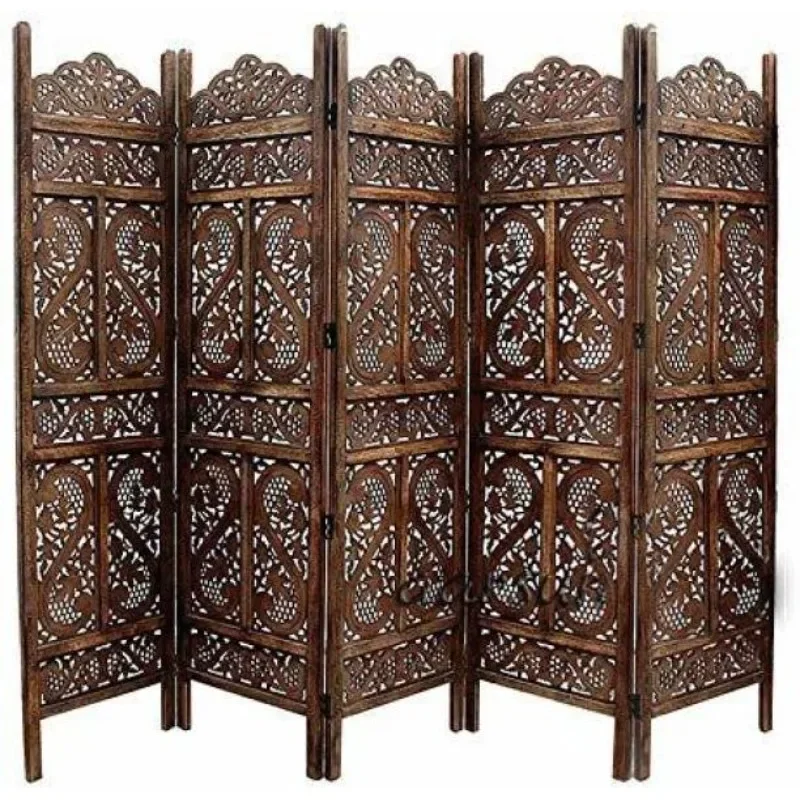 Mango Wood screen room divider,antique wooden room divider,privacy screens dividers