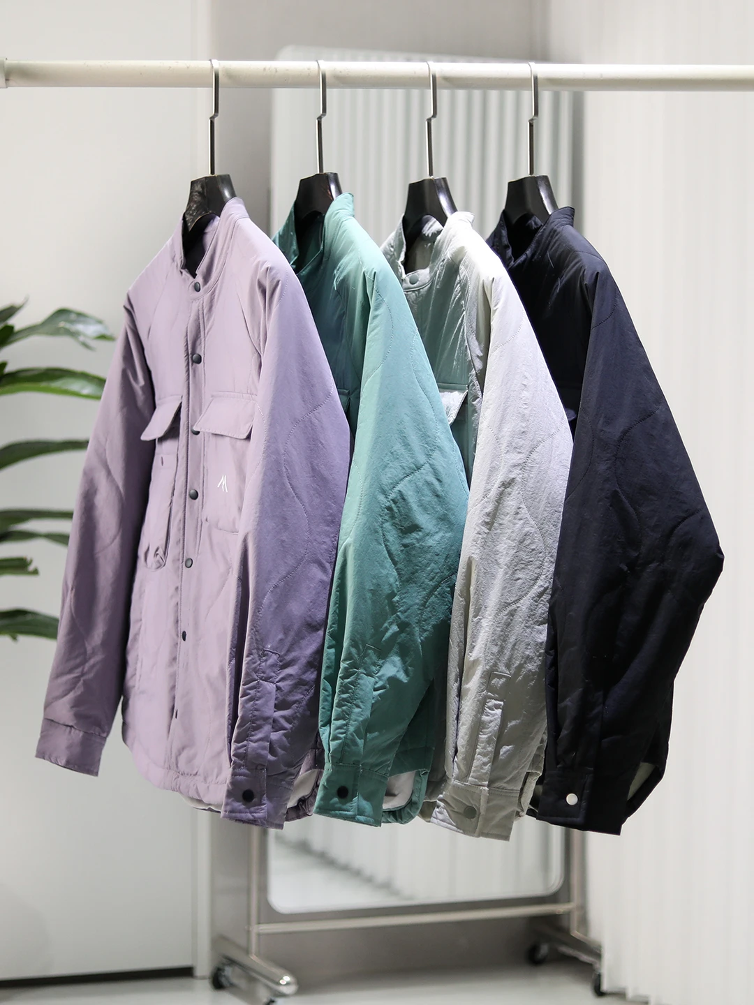 

Уличная хлопковая куртка с утеплением, легкая, водоотталкивающая, с воротником-стойкой, для пар, модная, городская, рабочая одежда