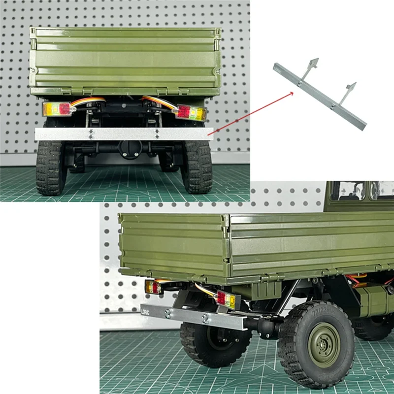 LD-P06 Металлический задний бампер для LDRC LD-P06 LD P06 Unimog 1/12 RC Грузовик Обновление автомобиля Запчасти Аксессуары, 1