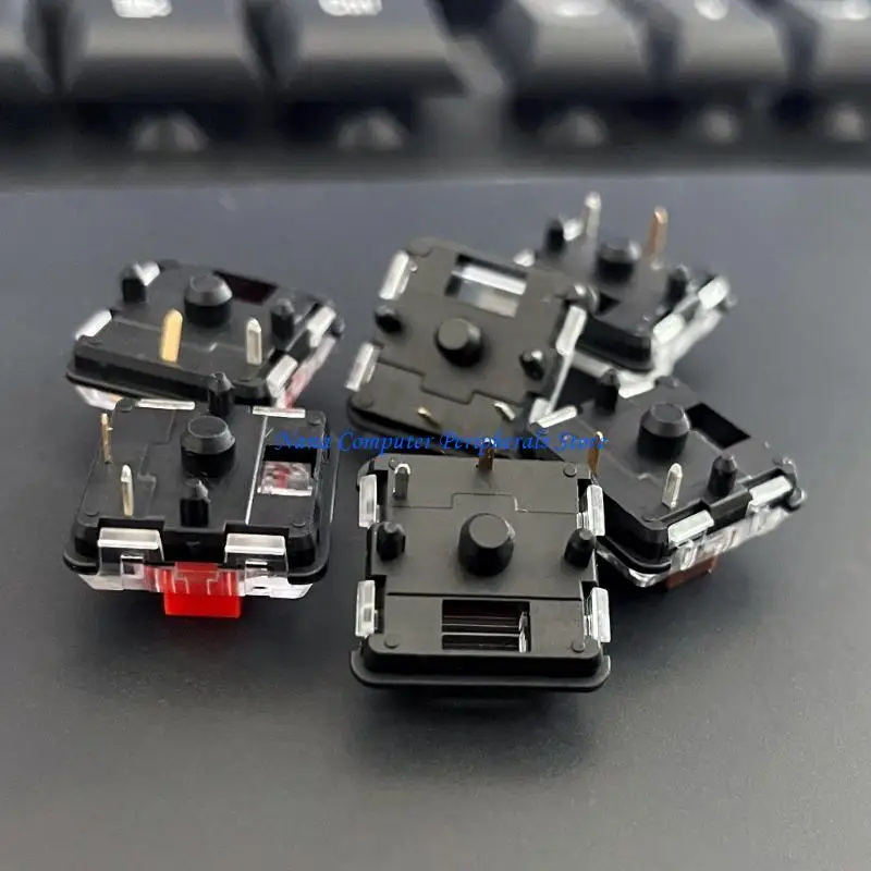 F68C 5Pcs Low Shaft Silents Switches Nighttime Gaming Office Work Providing NoiseFree for G815 G915 G813 Mechanical Keyboards