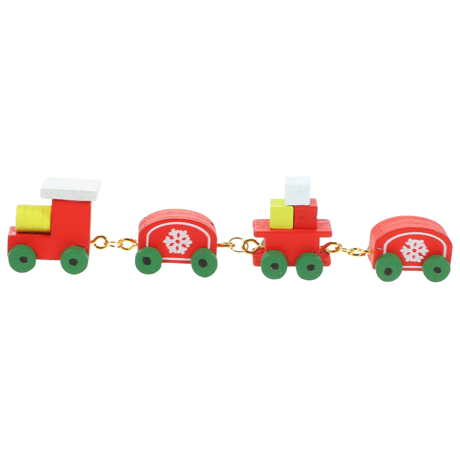 

Mini Train House Accessories Decor Miniature Model Ornament Wooden Cartoon