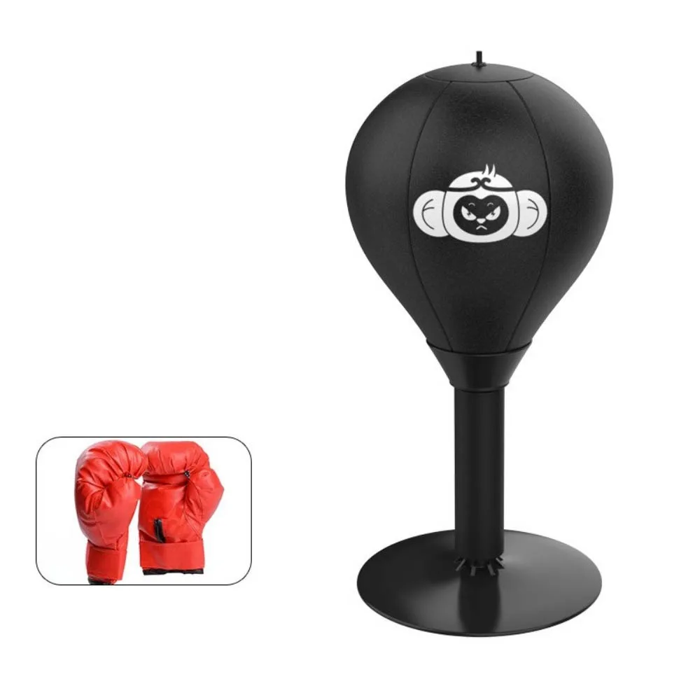 

with Suction Cup Desktop Punching Bag Wall Mountable Inflatable Boxing Training Bag Physical Exercise Promote Development