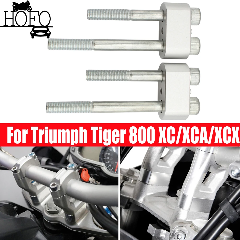 

Motorcycle Handle bar Risers Clamp For Triumph Tiger 800 XC/XCA/XCX/XR/XRT/XRX Handlebar Stretcher Adapter