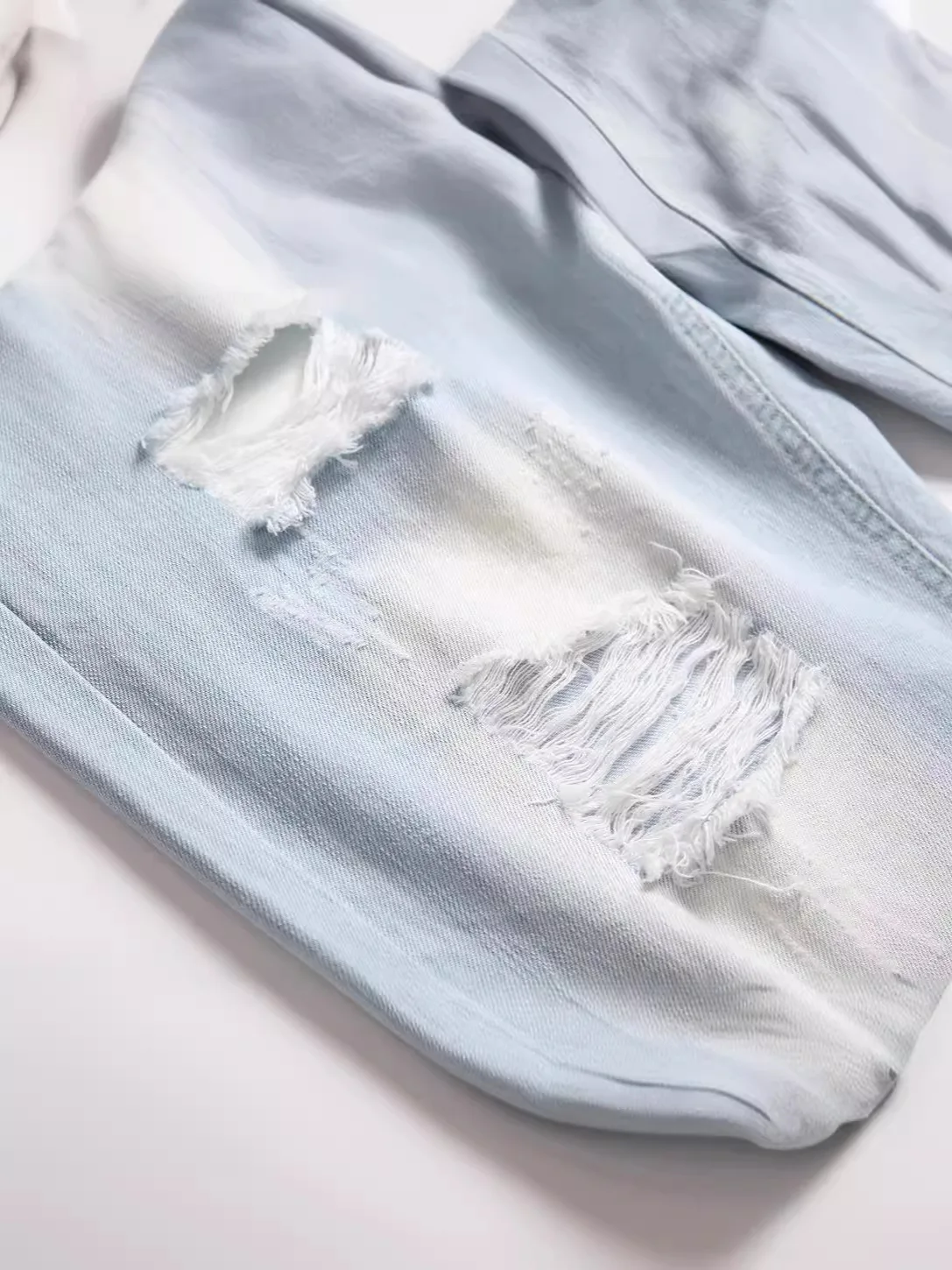 Pantalones vaqueros cortos para Hombre, Jeans elásticos, azul oscuro, diseño de moda, ajustados, rectos, novedad de verano, 2024