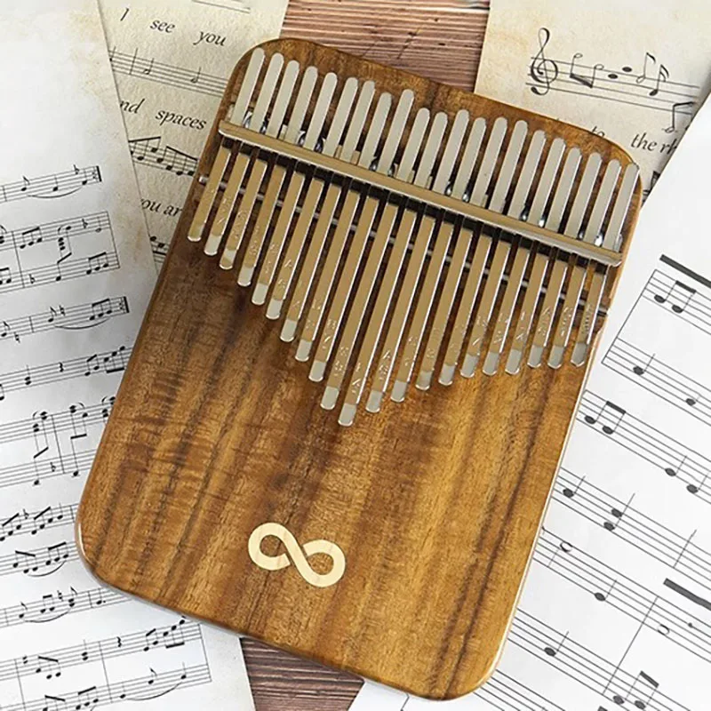 Kalimba 21 Keys Note Wood Miniature Portable Kalimbas Initiants Professional Musical Keyboard Synthesizer Finger Piano Device