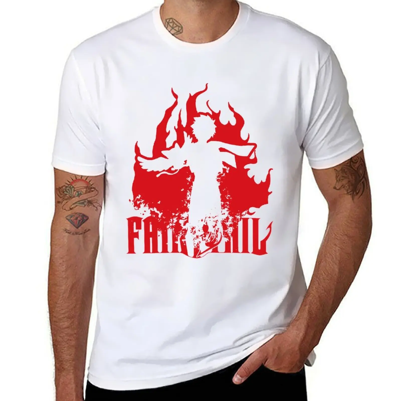

Fairyfan T-Shirt t shirts cotton 100% t shirts for man graphic vintage T-Shirt