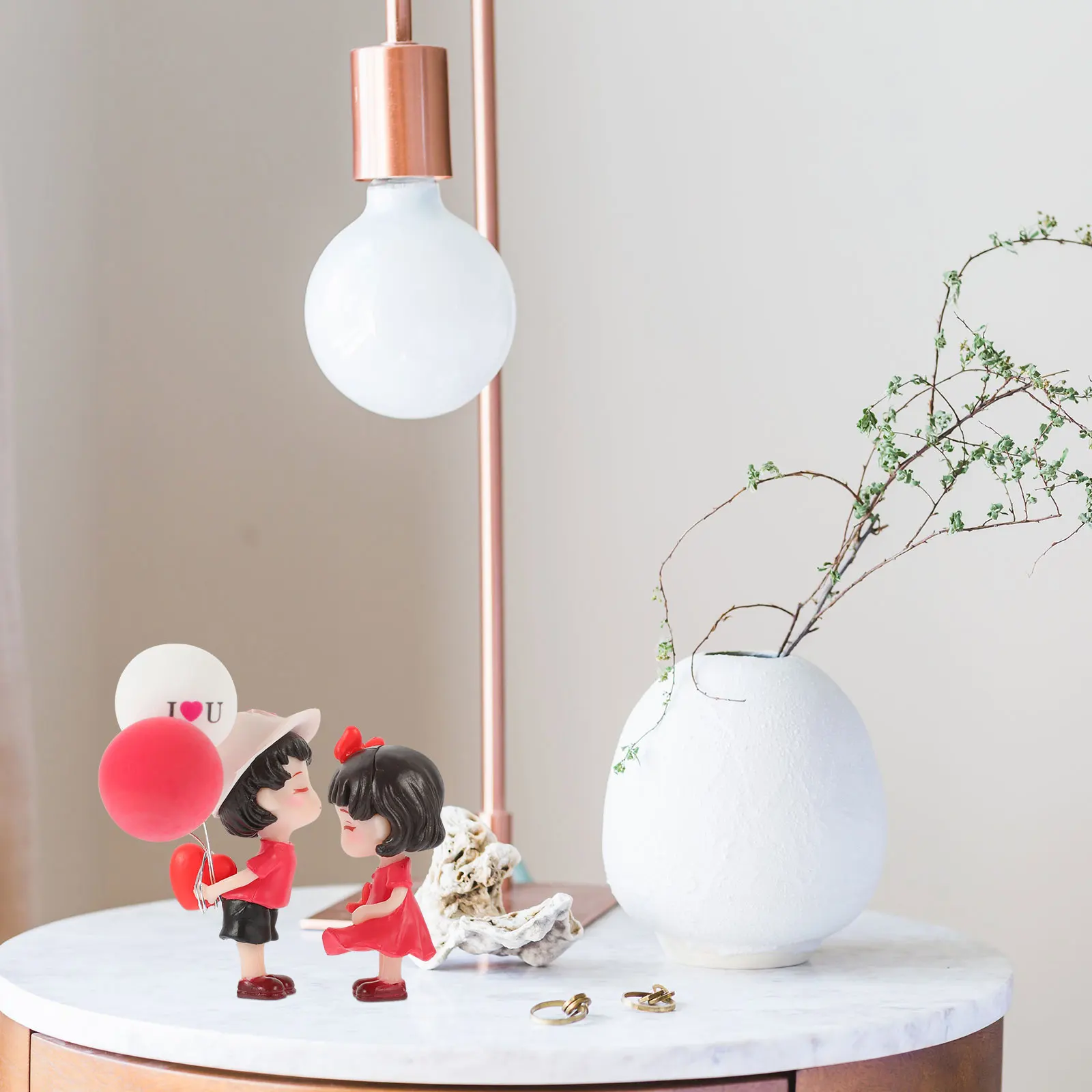 

Couple Ornaments Car Accessories Interior Cute Accessory Decoration Automobile Commemorate