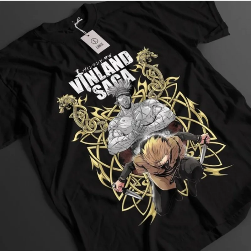 Vinland Saga Shirt Thorfinn Tshirt Askeladd T-Shirt Canute Top Thors Anime Tee