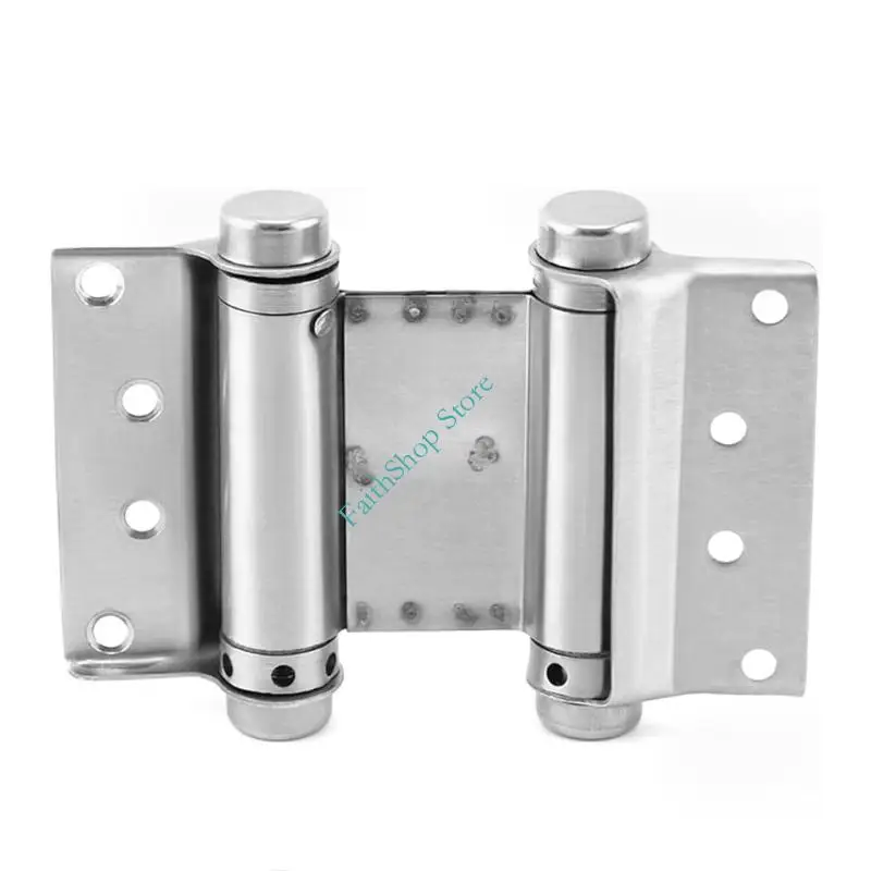 124E 2PCS 자동 도어 폐쇄 스프링 힌지 홈 오피스 사용을위한 액세서리