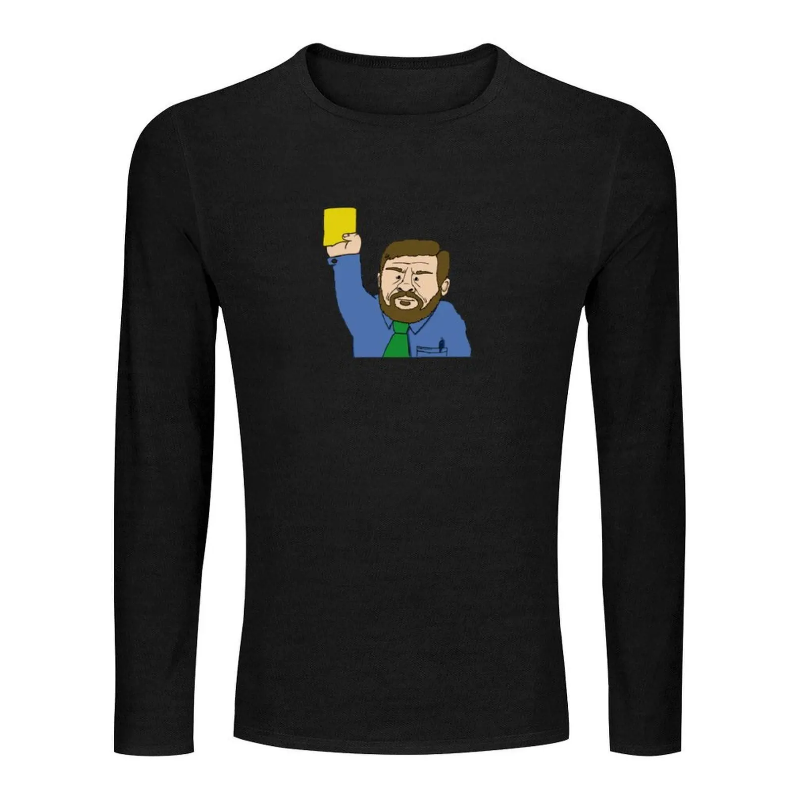 ميشيل دريتس كارتون - الوقت المثلث - تي شيرت طويل من Het Eiland تي شيرت ثقيل الوزن تي شيرت مصمم تي شيرت للرجال