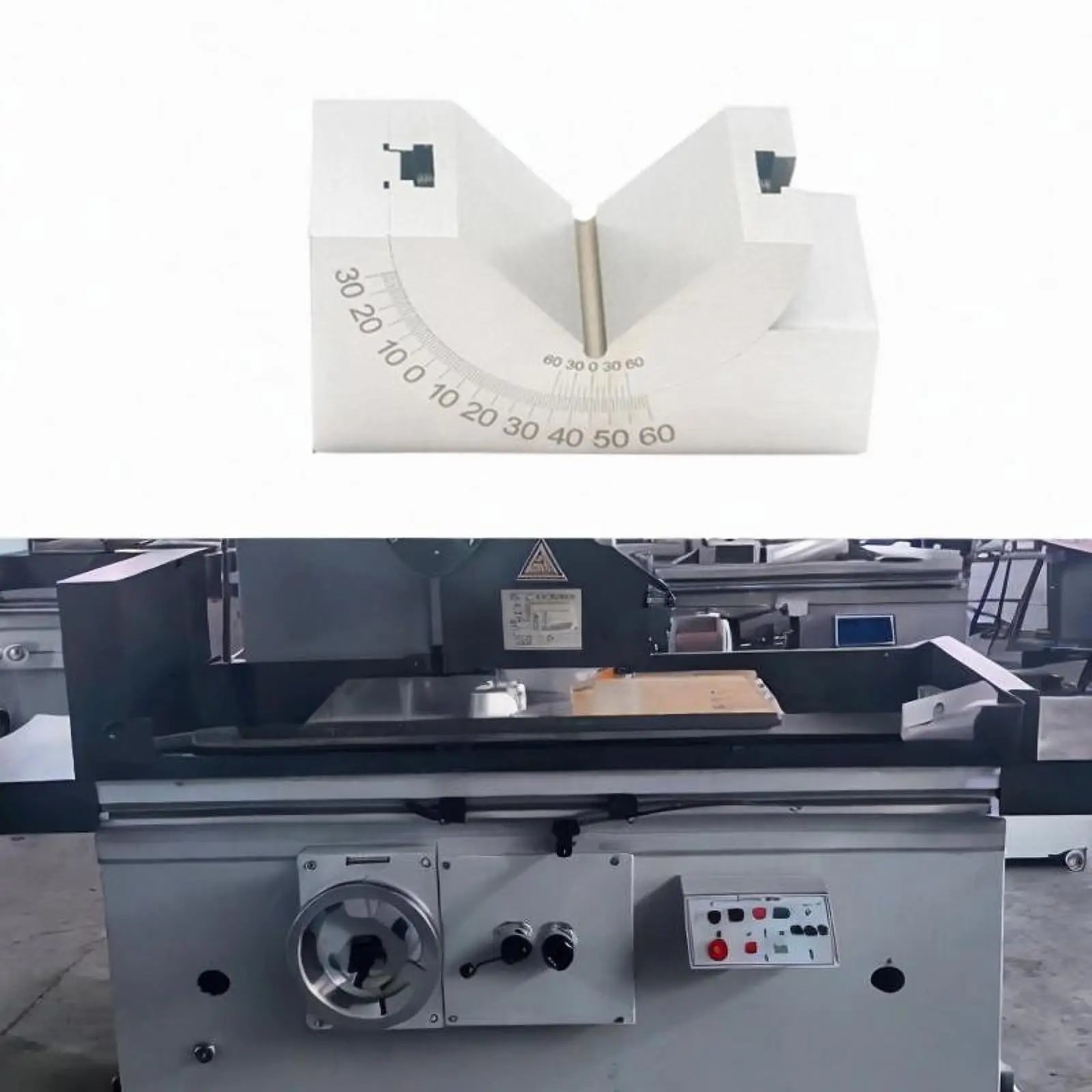 

Adjustable Micro Angle Gaug Metal Measuring Professional Portable for Milling Lathe Machinist Tools Angle V Block 0-60 Degree