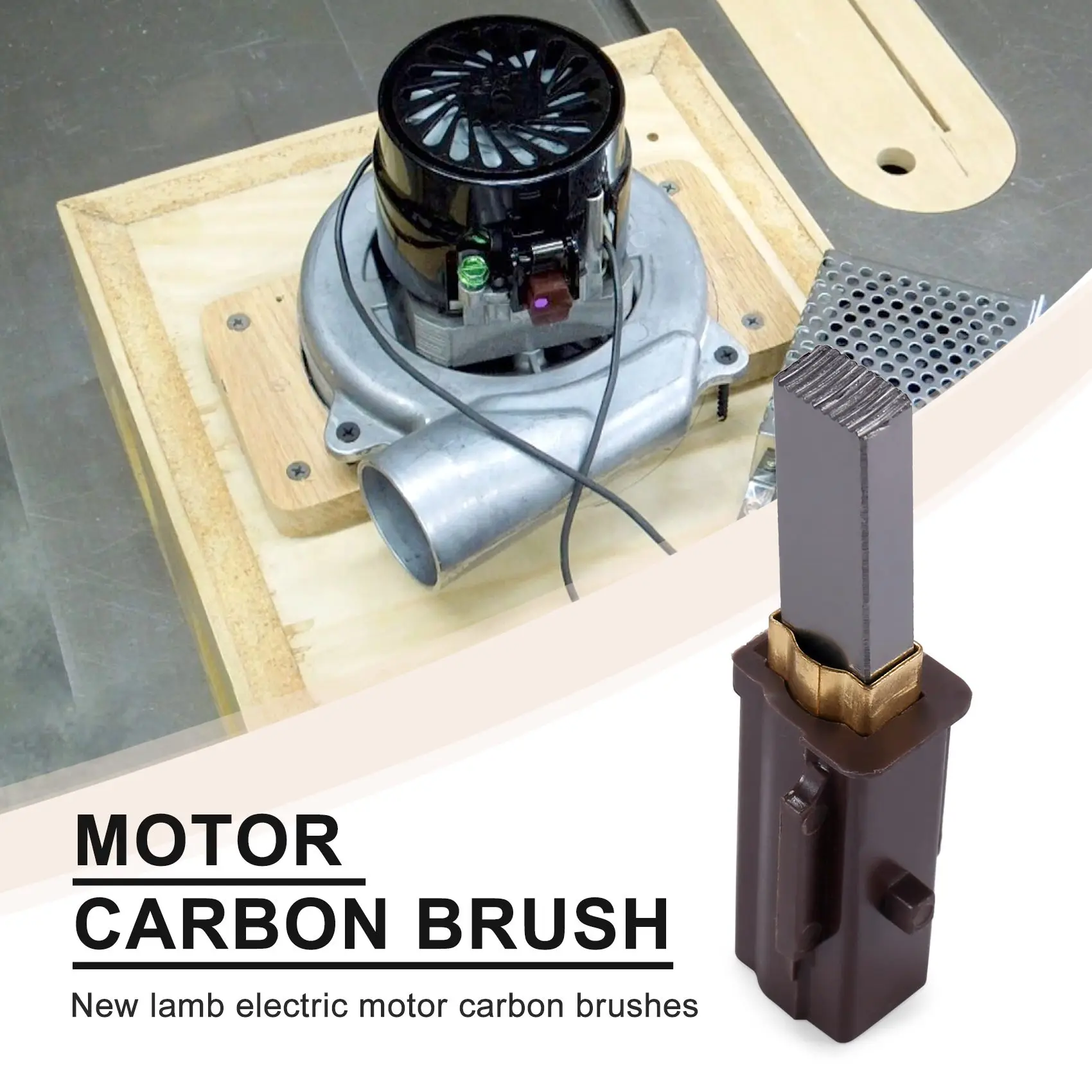 

ABLK for Ametek Lamb Electric Vacuum Motor Carbon Brush 2311480, 333261, 33326-1 12PCS