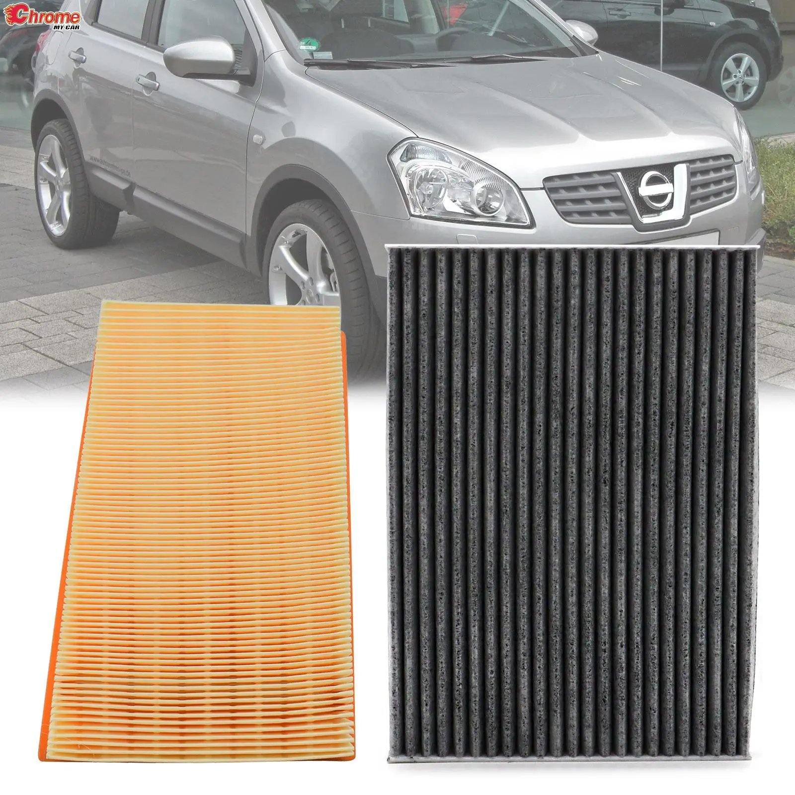 16546-JD20A 27277-EN000 Engine Cabin Pollen Air Filter For Nissan Dualis Qashqai J10 JJ10 X-Trail T31 2007 2008 - 2011 2012 2013