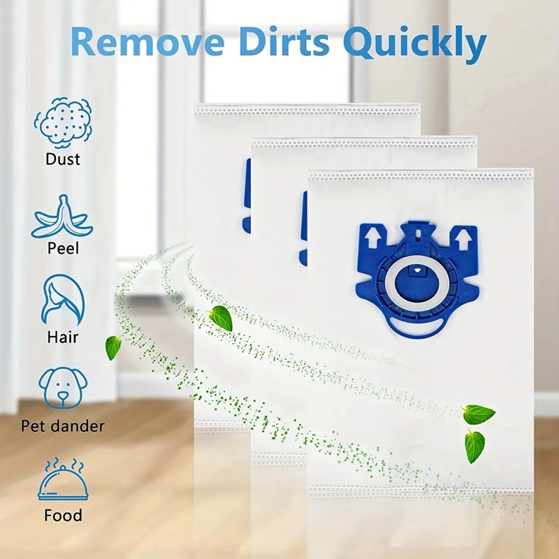 Miele Gn 진공 청소기용 3D 에어클린 먼지 봉투 교체, Miele Classic C1,Complete C1 C2 C3 S227 S240 S270 S400