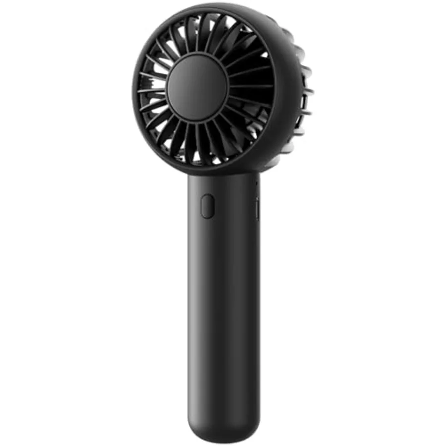 

Mini Portable Fan, Small and Powerful, Cute Design 3 Speed Personal Handheld fan and Desktop with Base, Lightweight USB Recharg