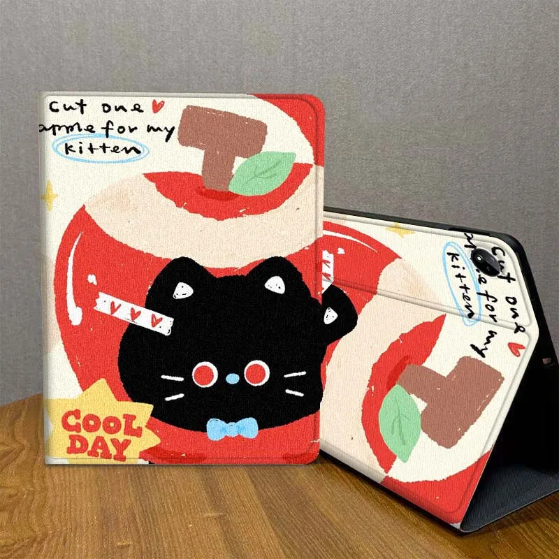 

Black Cat Create Illustration Case For Vivo IQOO Pad2 Pad3 Pad5 Air SE Pro 12.1 12.3 13 11.5 11 inch Tablet