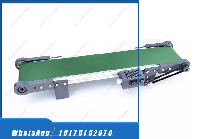 HLH 12V DC Conveyor Belt Adjustable Speed Conveyor Belt Friction Experiment Device 0-116RPM Conveyor Belt​
