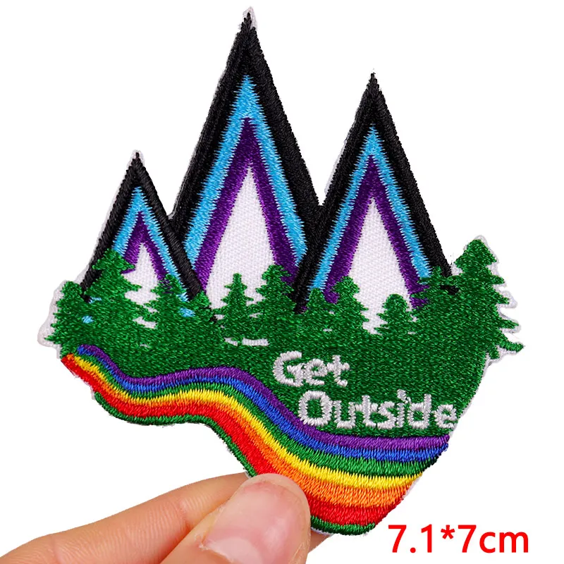 Cartoon Patch bleiben seltsam Eisen auf Patches für Kleidung Stickerei/schmelz bare Patch gestickte Patches auf Kleidung Jacken Aufkleber – Detail 40