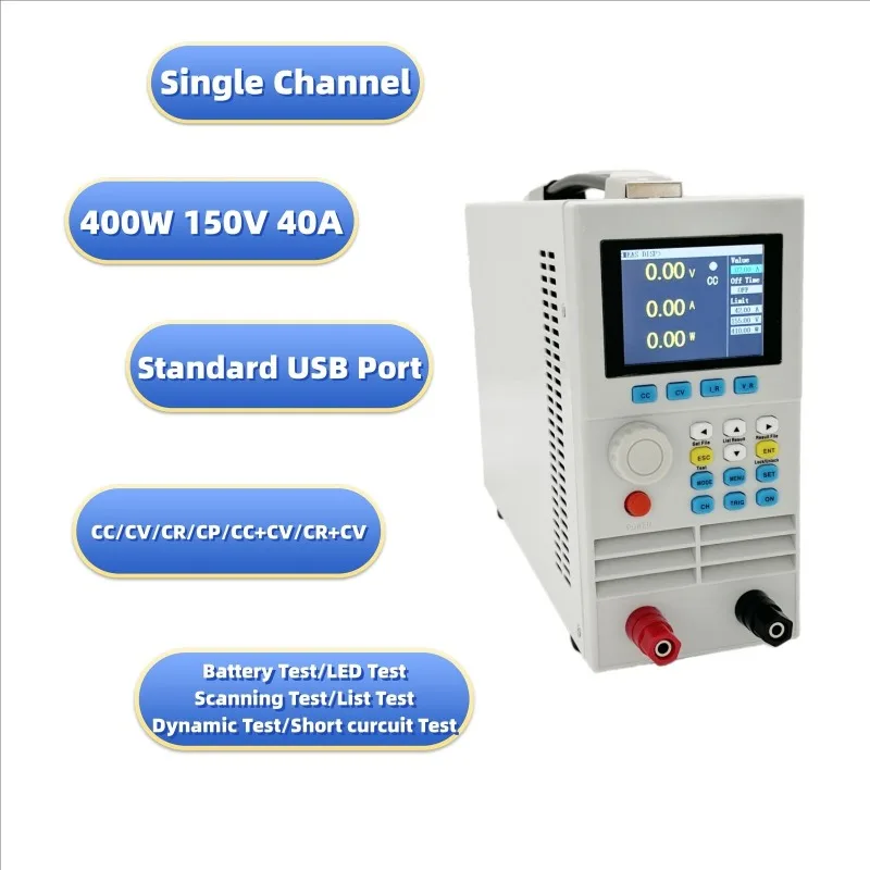 ET5410 ET5420 Series DC Electronic Load Tester Dual Channel Programmable Battery Capacity Discharge Analyzer