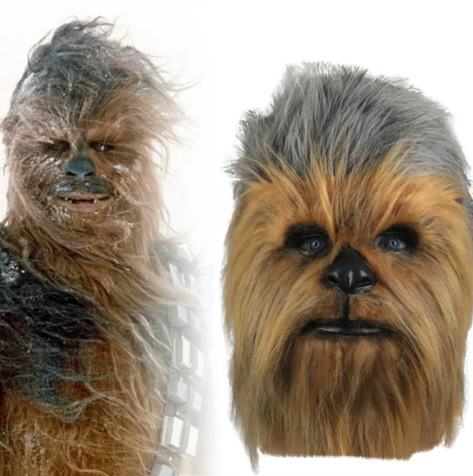 Cosplay Chewbacca Mask Head Masks Halloween Party Costume Prop