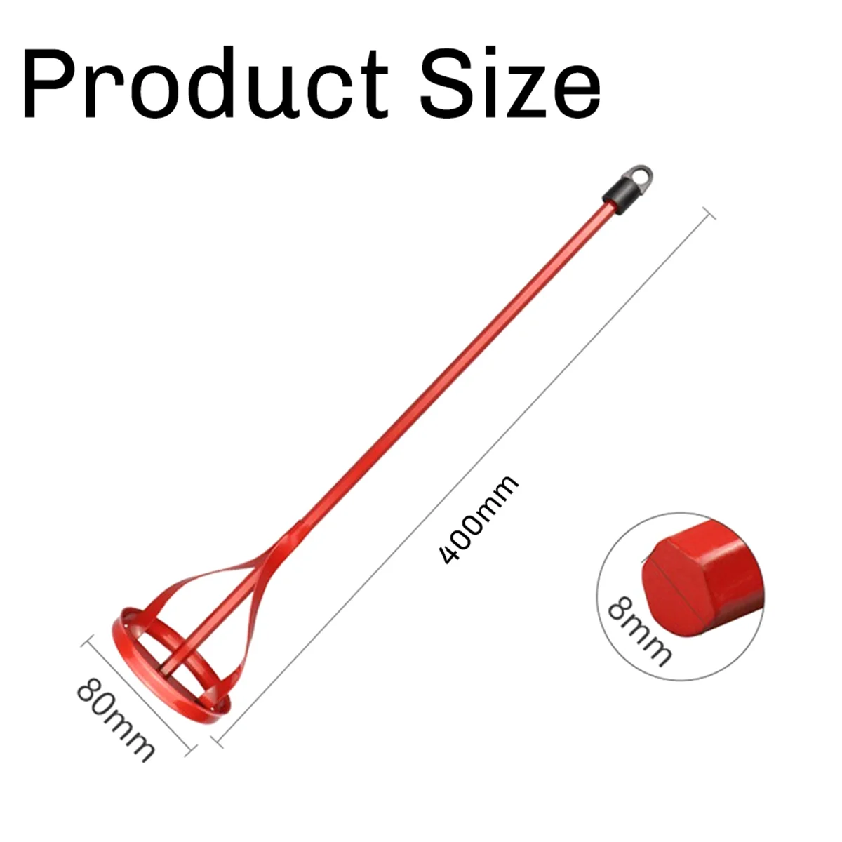 Albero esagonale miscelatore di vernice per gesso asta di miscelazione trapano elettrico costruzione agitatore stucco strumento di stuccatura del cemento