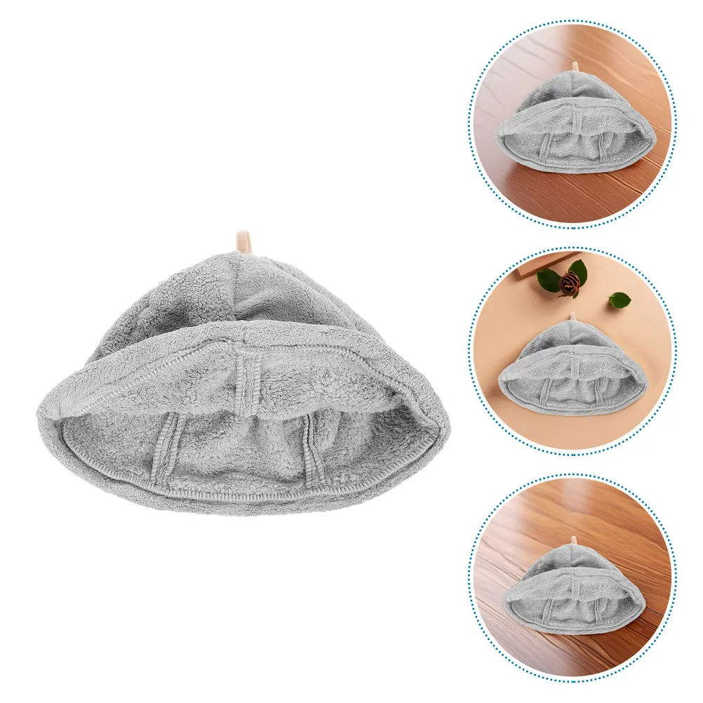 

2pcs Reusable Bath Hat Women Fast Hair Wrap Absorbent Sauna Cap Shower Turban Comfortable Lightweight Drying Towel For