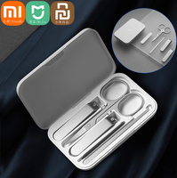 Mijia Stainless Steel Nail Clippers Trimmer Pedicure Care Clippers Earpick Nail File Professional Beauty Smart Tools