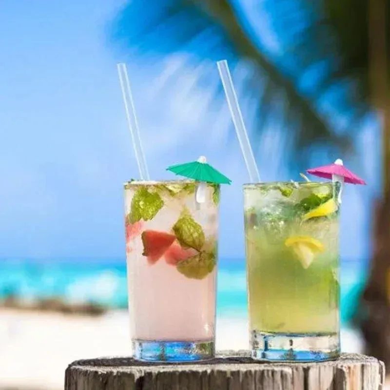 6-60 قطعة مظلة ممتعة كأس للنبيذ العلامات علامات المشروبات كأس الحفلات معرفات قابلة لإعادة الاستخدام لوازم وضع العلامات لأحداث الزفاف #5